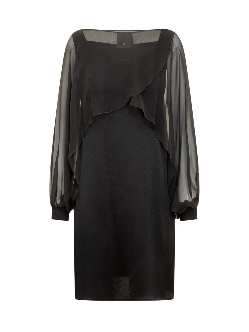 Black Round Neck Dress 1