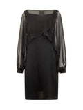Black Round Neck Dress 1