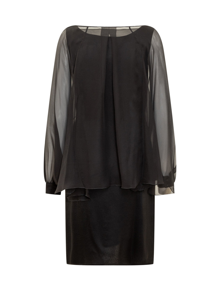 Black Round Neck Dress 2