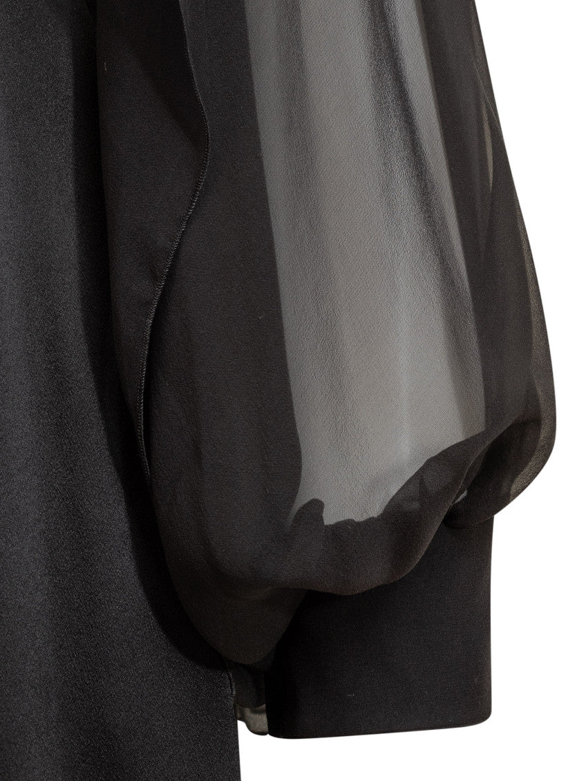 Black Round Neck Dress 4