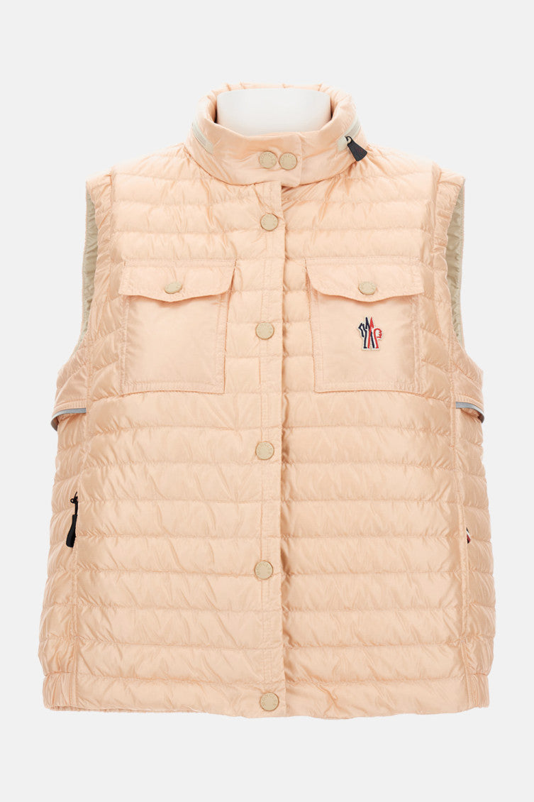Peach Quilted Jacket 1
