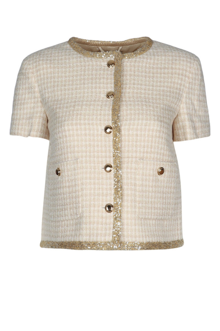 Beige Virgin Wool Jacket 1