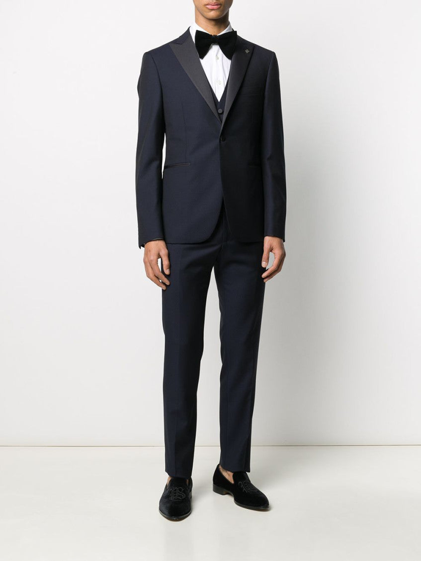 Blue Three-piece suit 3
