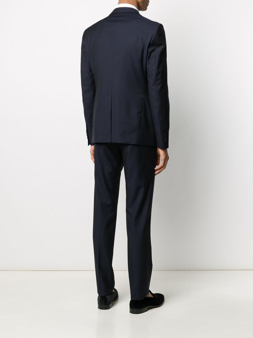 Blue Three-piece suit 4