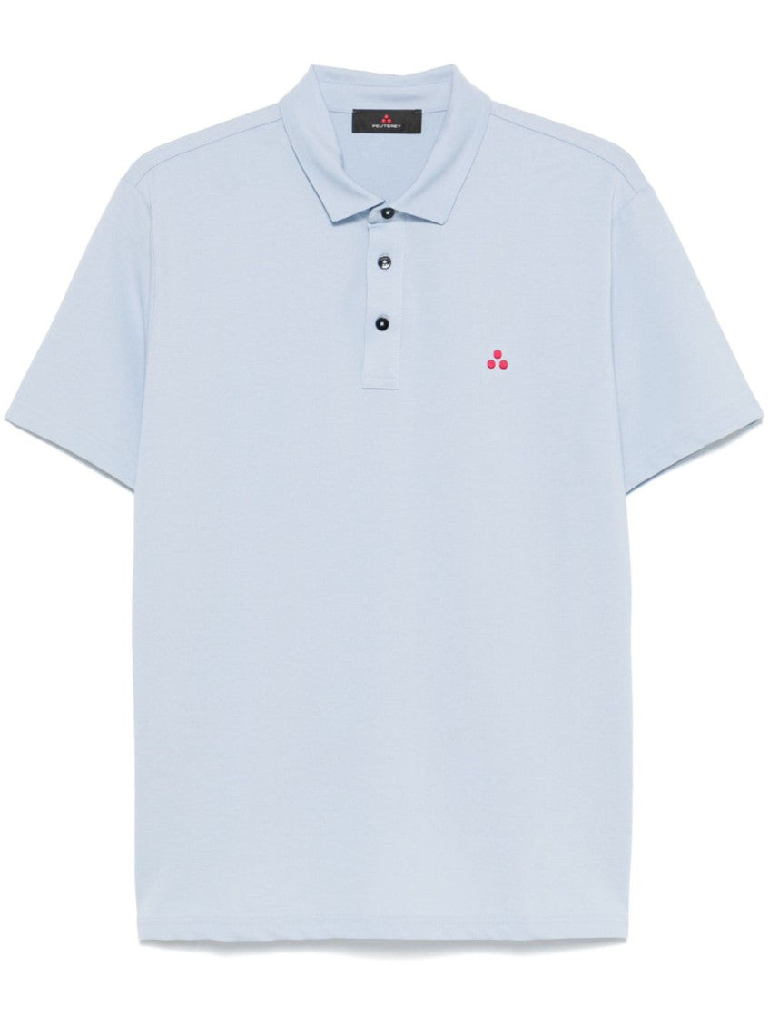 Light Blue Logo Polos 1