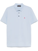 Light Blue Logo Polos 1