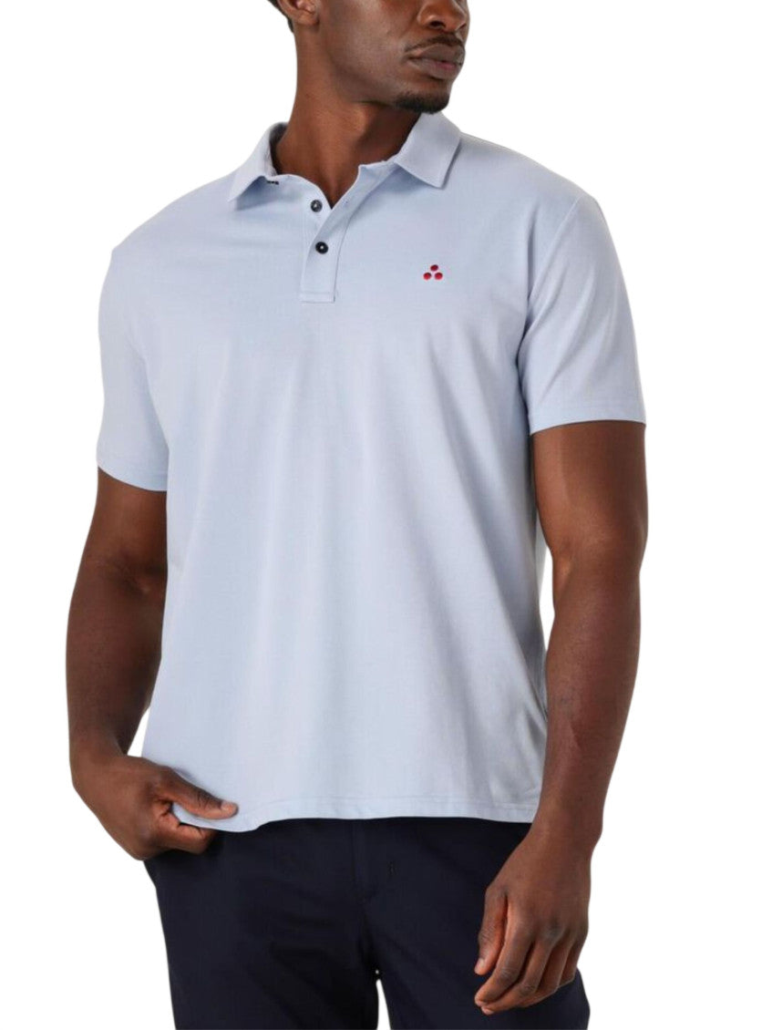 Light Blue Logo Polos 2