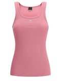 Pink Logo Round Neck Top 1