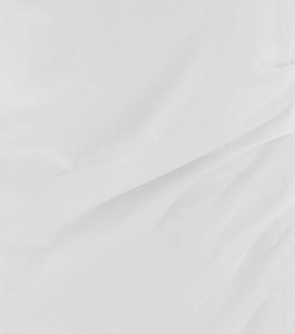 White Solid One Shoulder Top 3