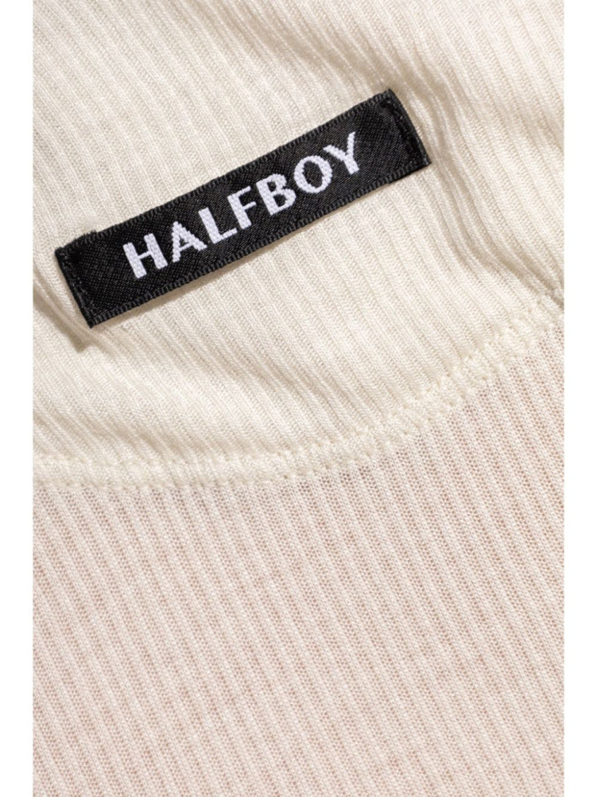 Beige Knitted Round Neck Top 4