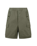 Olive Solid Shorts 1