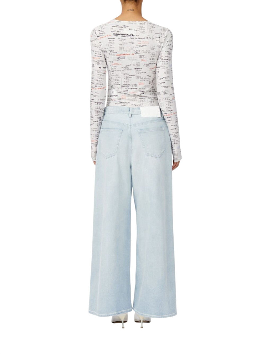 Sky Blue Relaxed High Rise Jeans 3