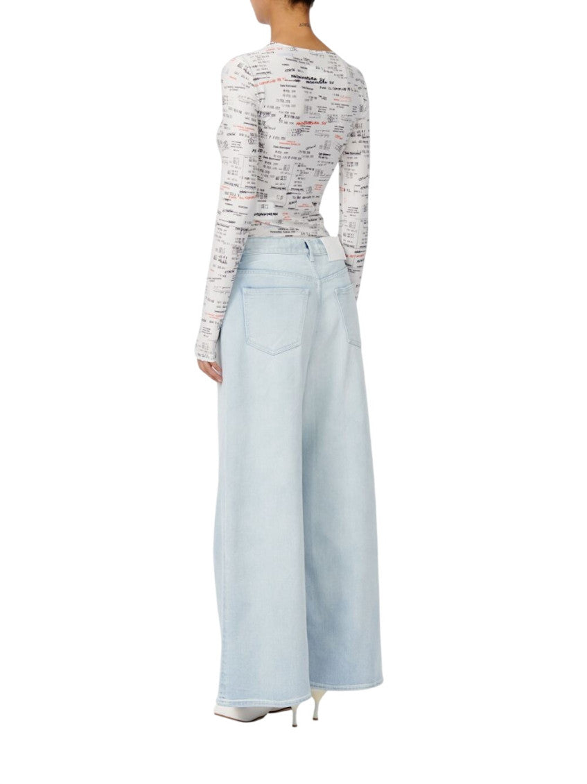 Sky Blue Relaxed High Rise Jeans 4