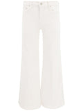 Beige Flared Mid Rise Jeans 1