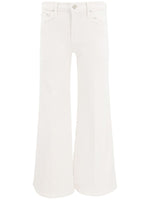 Beige Flared Mid Rise Jeans 1