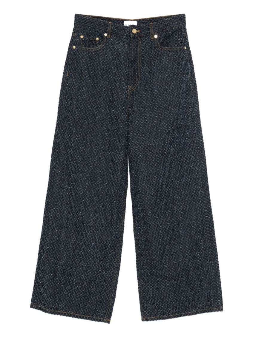 Blue Loose High Rise Jeans 1