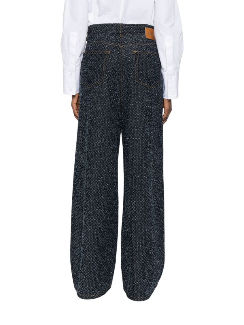 Blue Loose High Rise Jeans 3