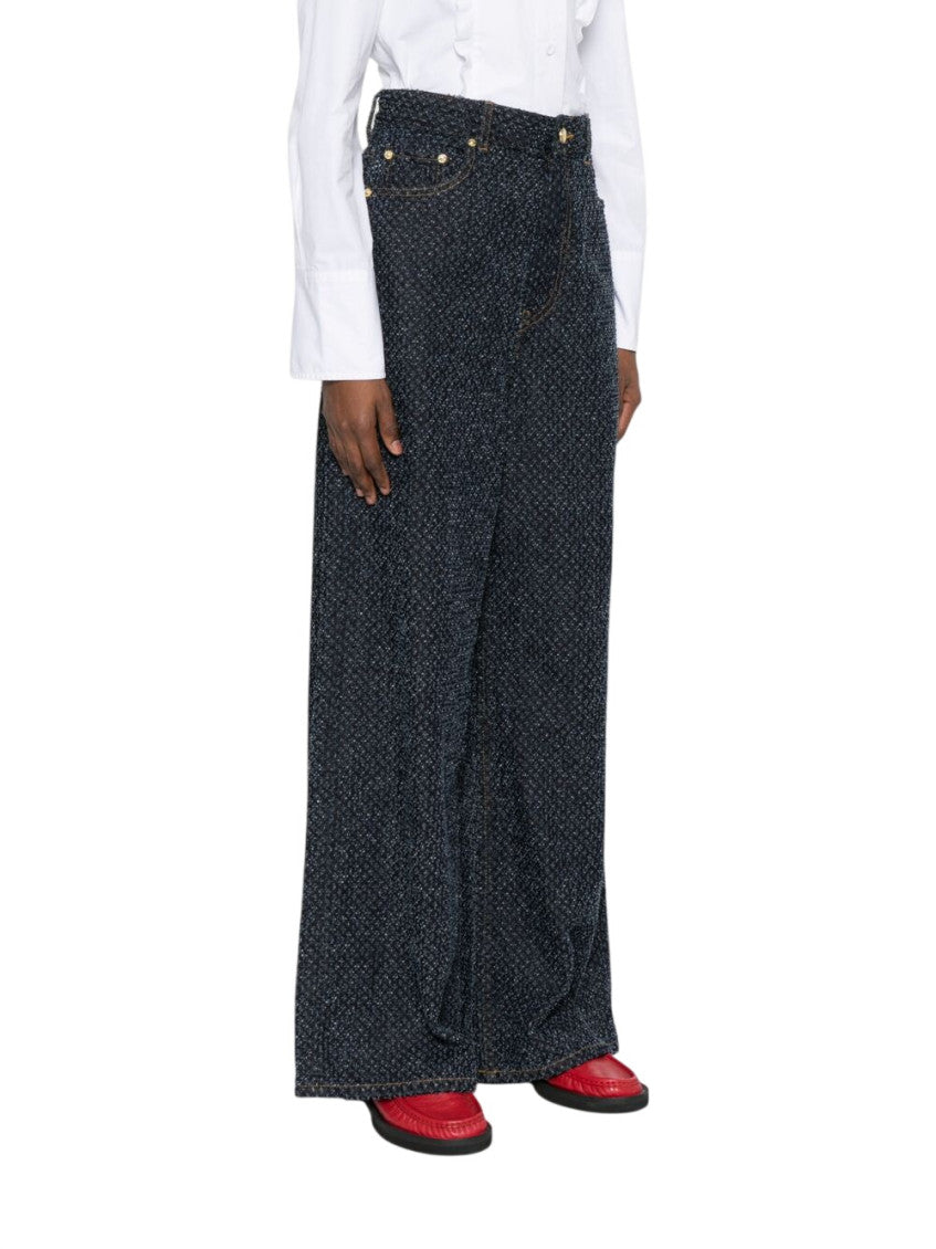 Blue Loose High Rise Jeans 4