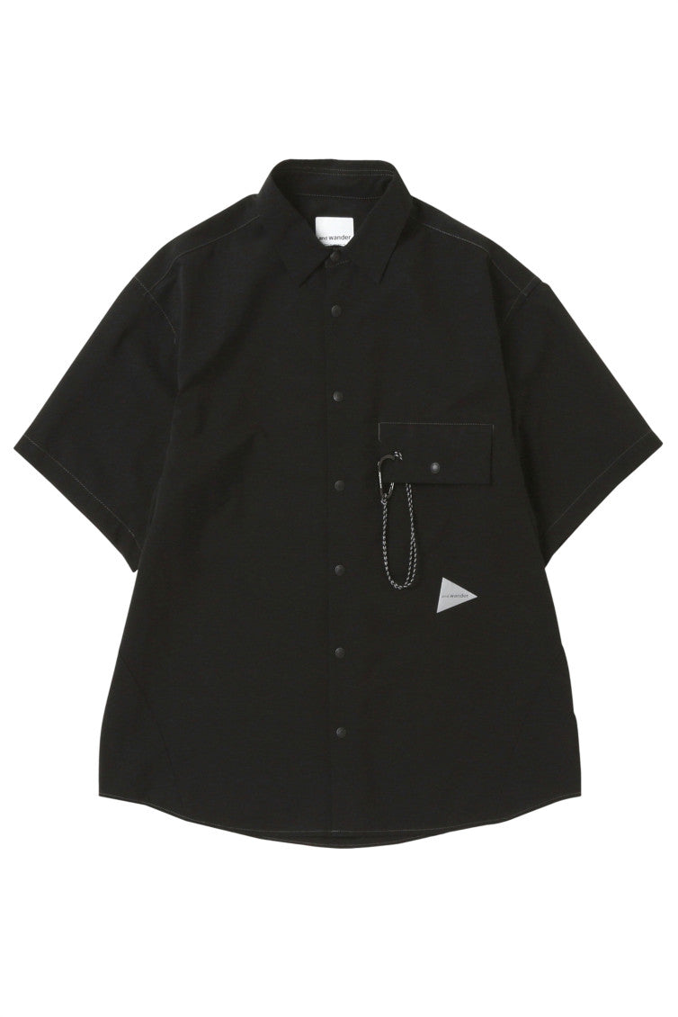 Black Relaxed Solid Shirts 1