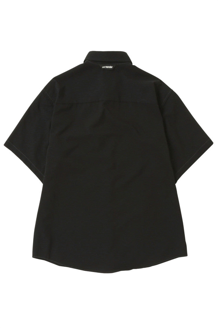 Black Relaxed Solid Shirts 2