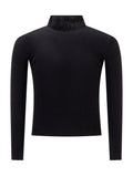 Kids Black Knitted Sweater 1