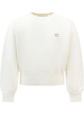 Kids White Logo Sweater 1