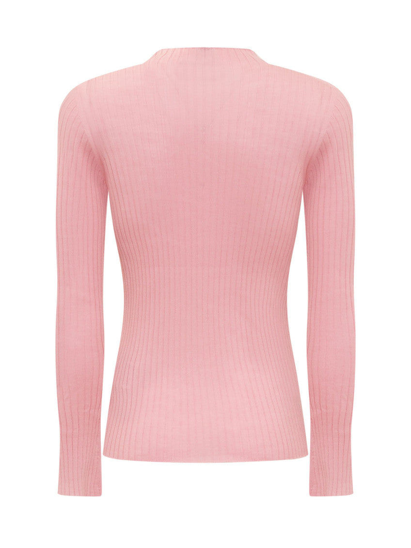 Kids Pink Knitted Sweater 2
