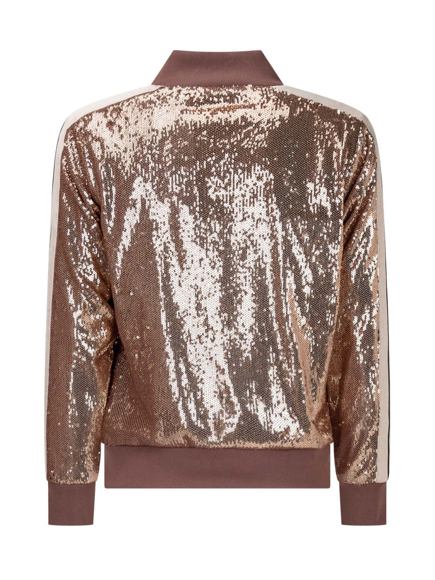 Kids Brown Embellished Sweatshirt 2