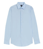 Sky Blue Solid Shirts 1