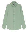 Green Relaxed Solid Shirts 1