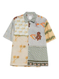 Multicolor Regular Graphic Shirts 1