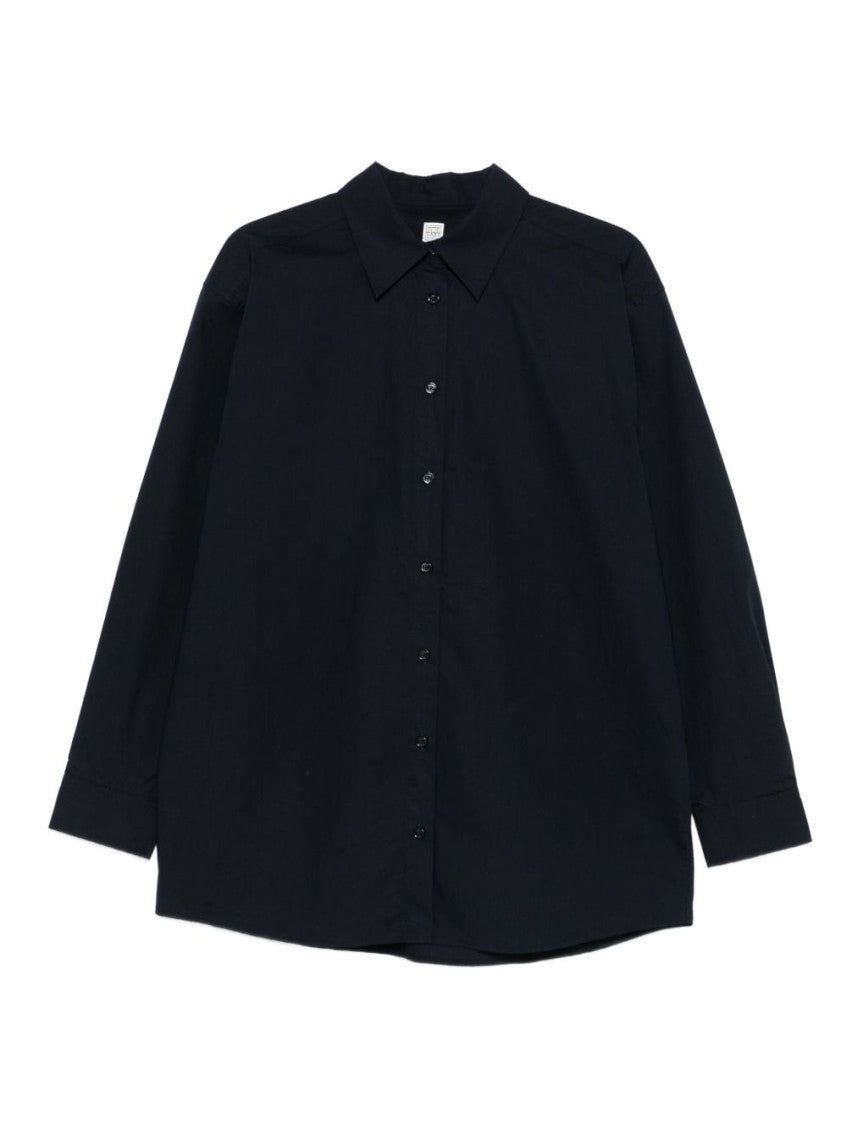 Blue Relaxed Solid Shirt 1