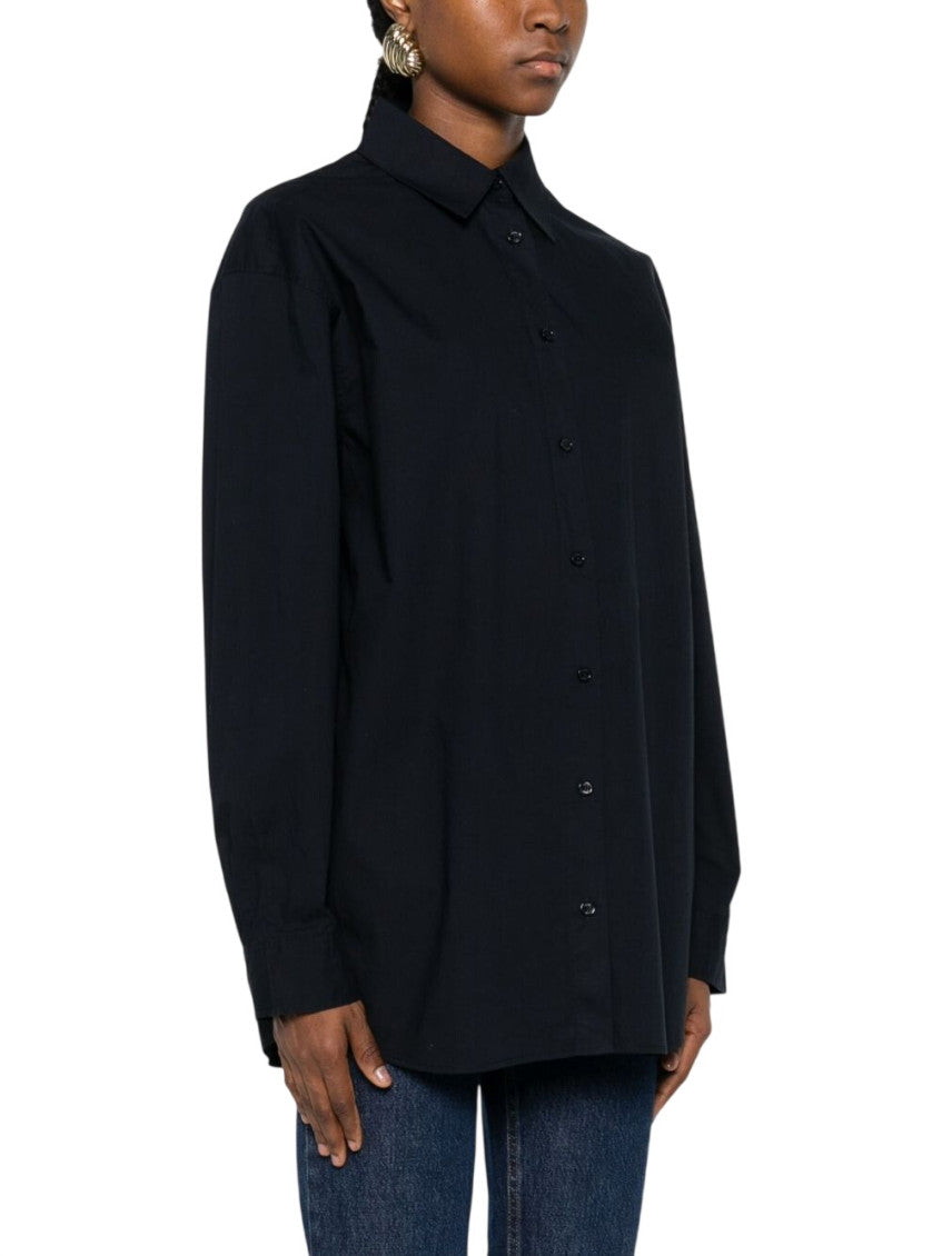 Blue Relaxed Solid Shirt 4