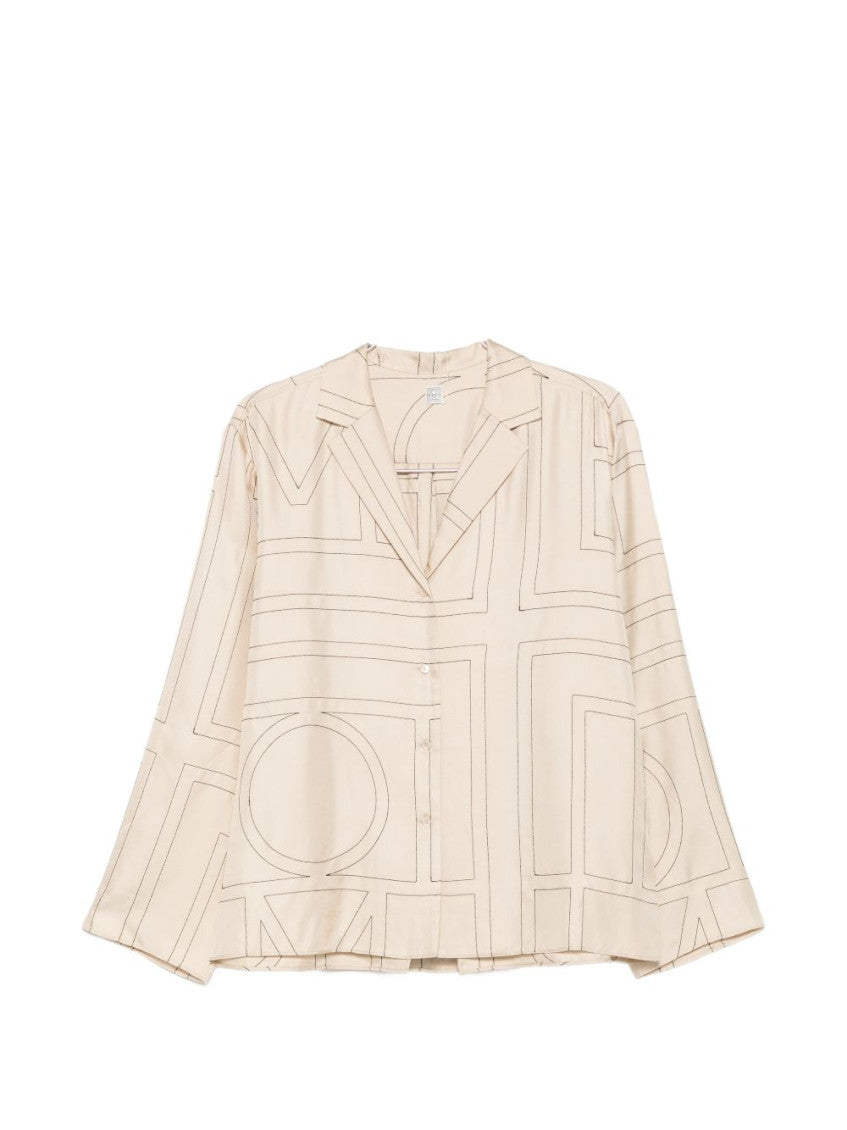 Ivory Relaxed Printed Shirt 1