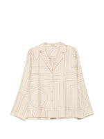 Ivory Relaxed Printed Shirt 1