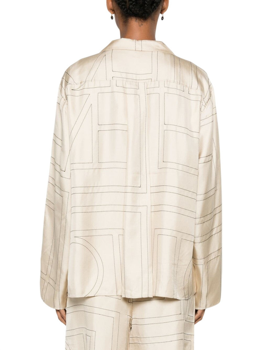 Ivory Relaxed Printed Shirt 3