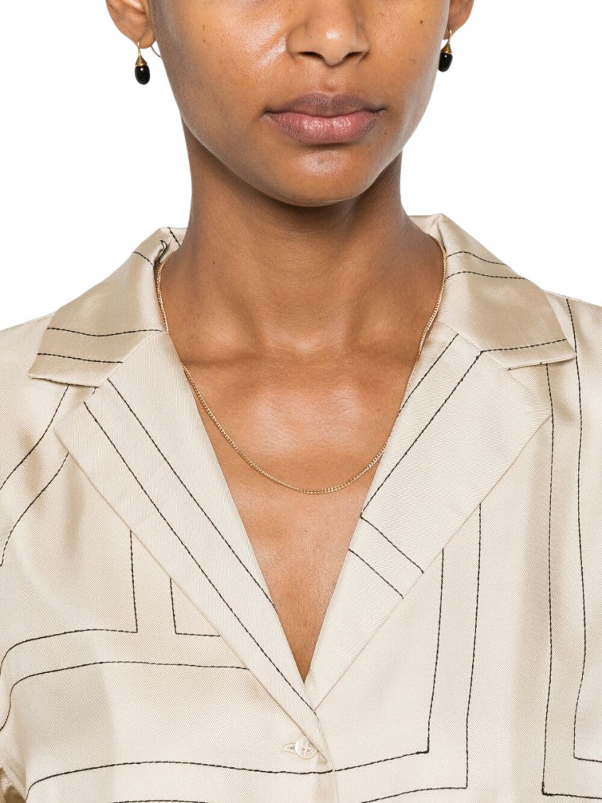 Ivory Relaxed Printed Shirt 4