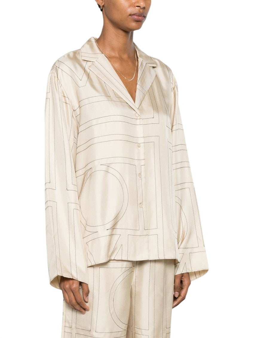 Ivory Relaxed Printed Shirt 5