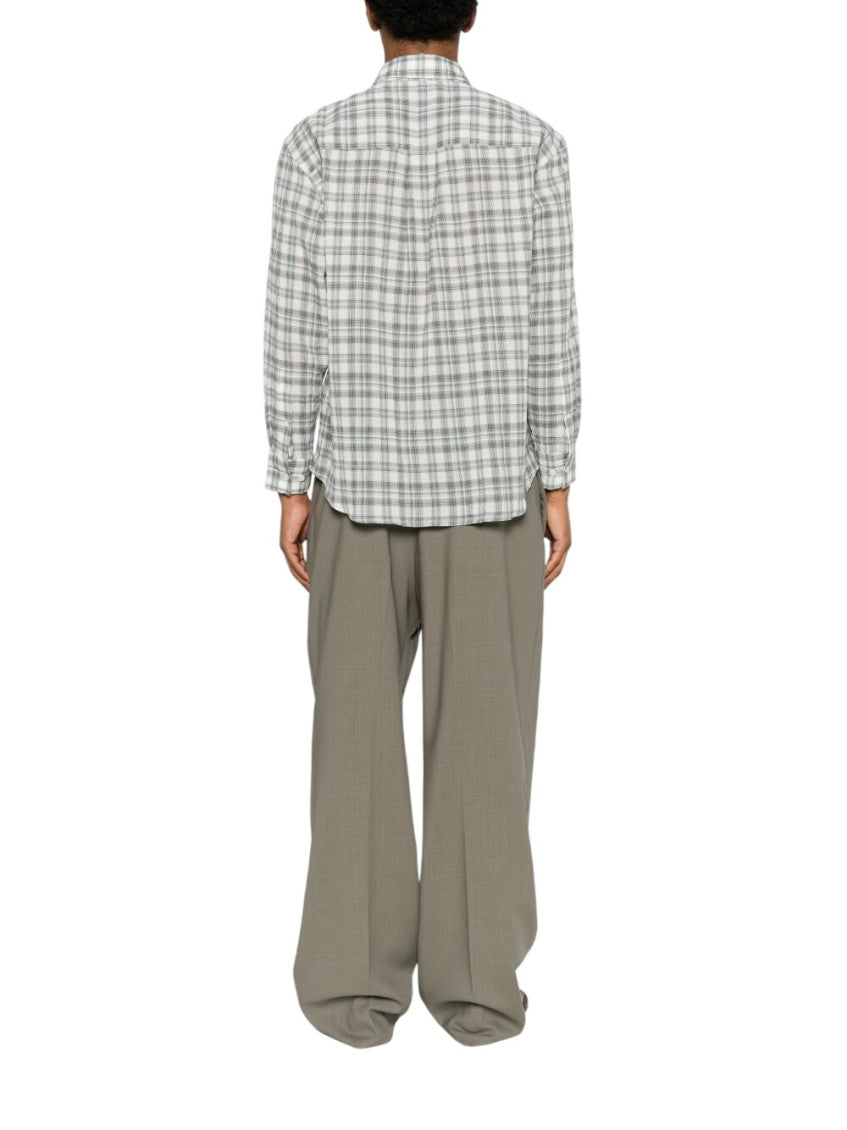 Green Regular Checks Shirt 2
