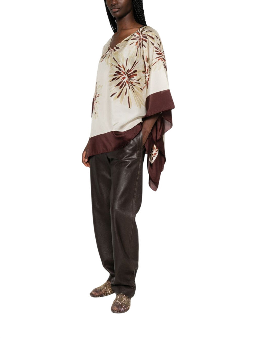 Beige Regular Printed Shirt 4