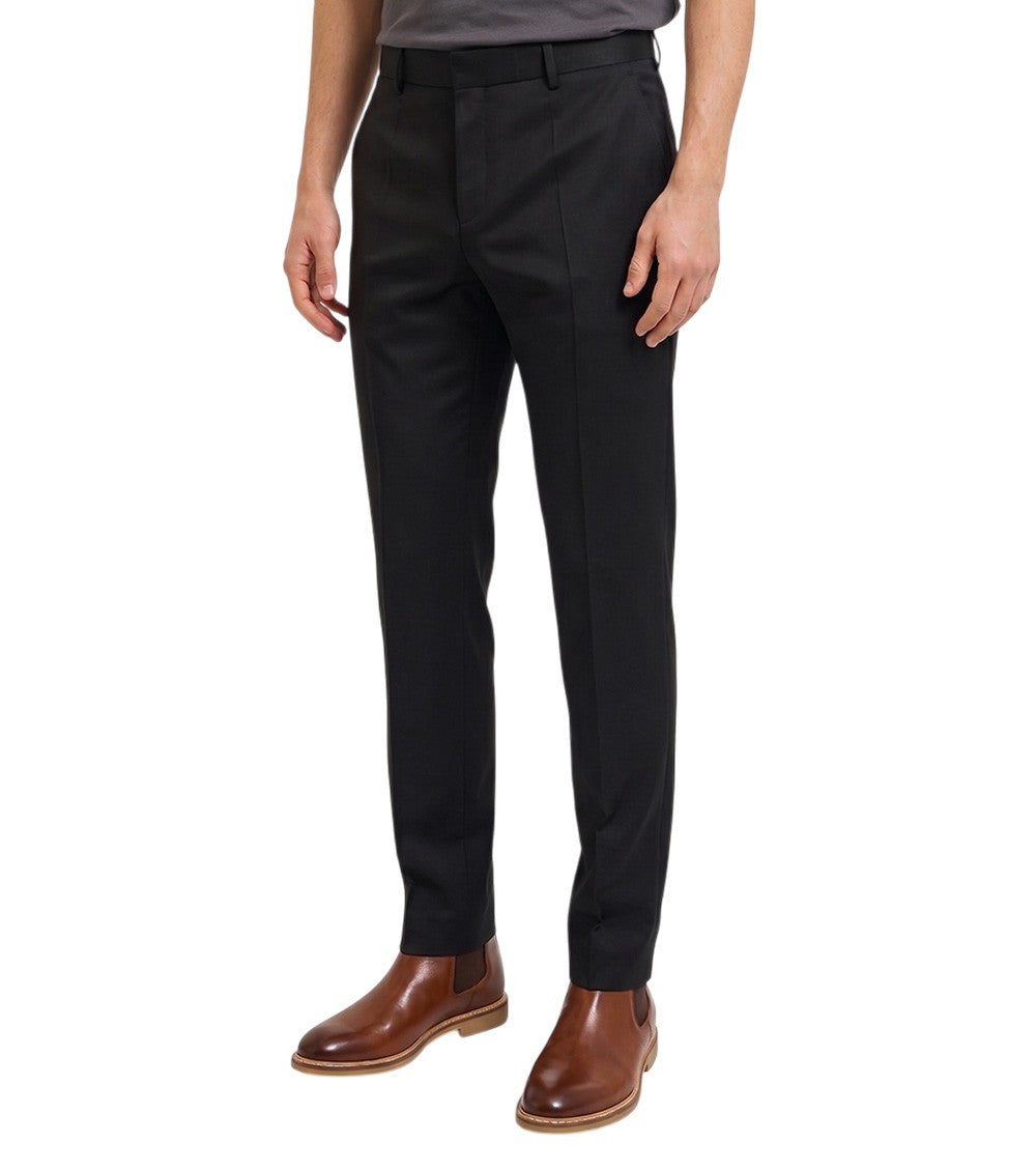 Black Flat Front Pants 1