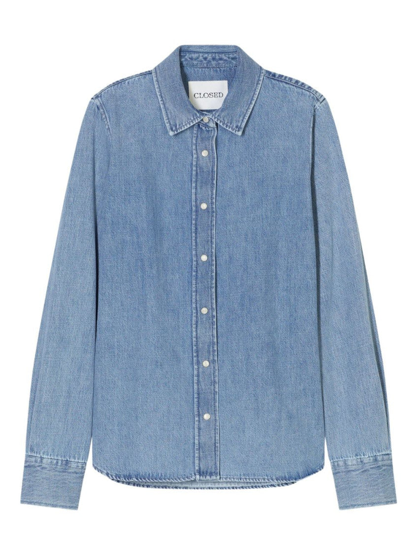 Sky Blue Regular Solid Shirt 1