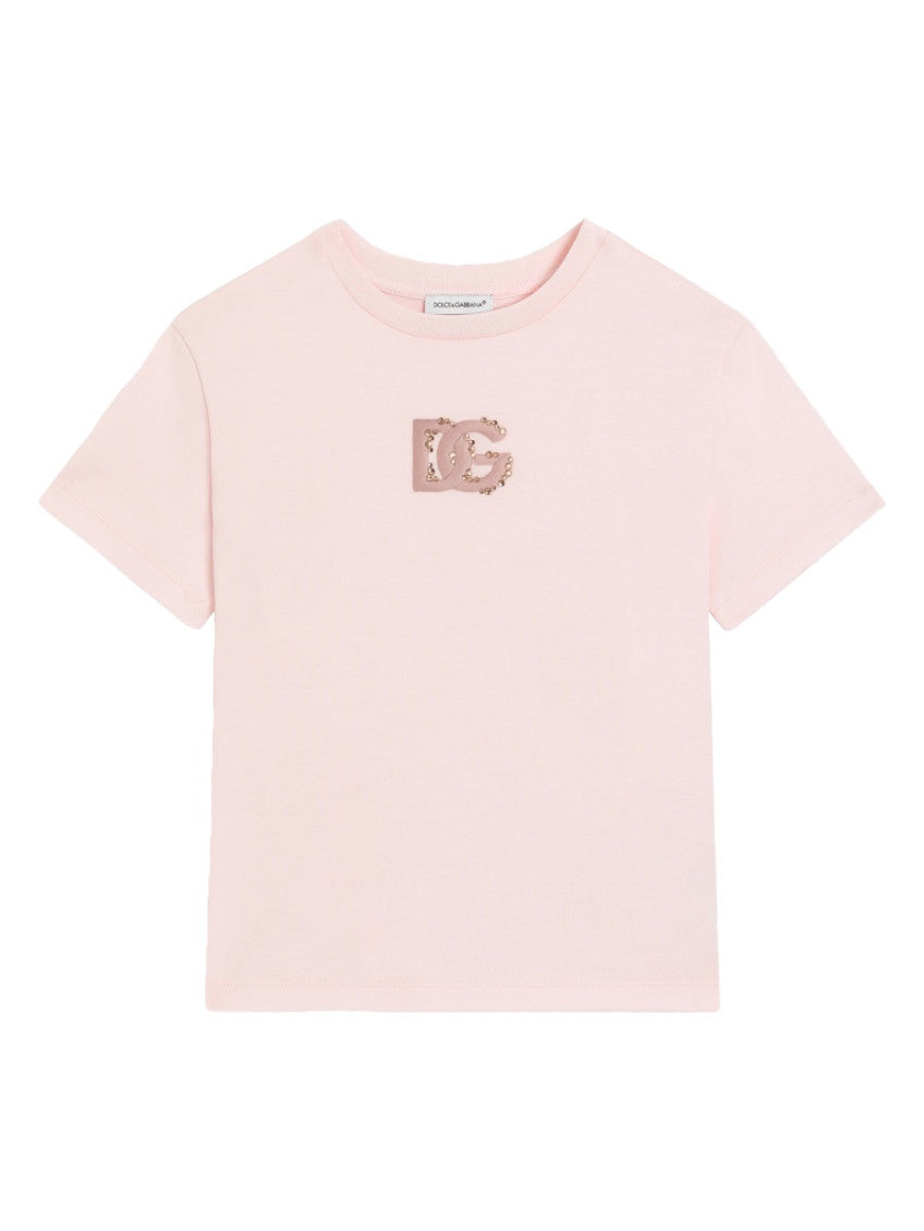 Kids Pink Logo T-Shirt 1