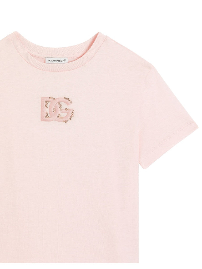 Kids Pink Logo T-Shirt 3