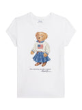 Kids White Graphic T-Shirt 1