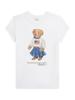 Kids White Graphic T-Shirt 1