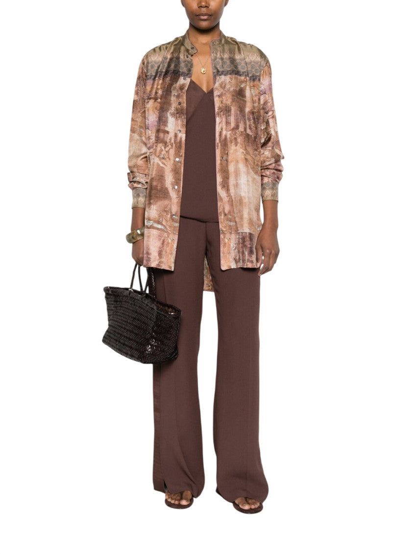 Green Relaxed Printed Shirt 3