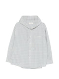 Grey Regular Checks Shirt 1