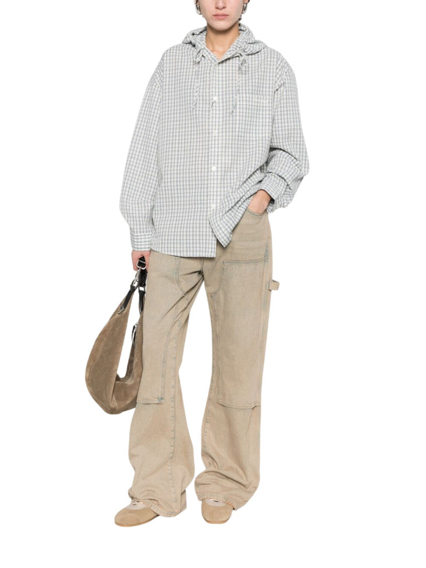 Grey Regular Checks Shirt 2