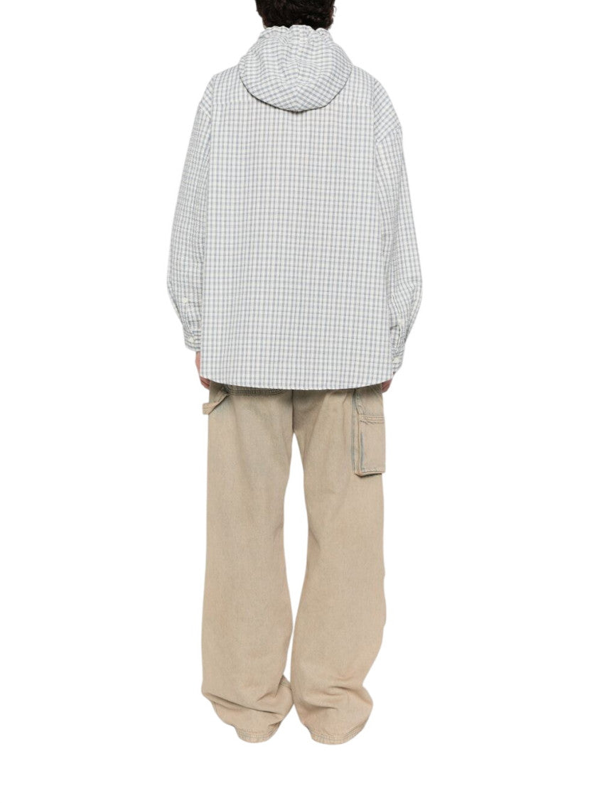 Grey Regular Checks Shirt 3
